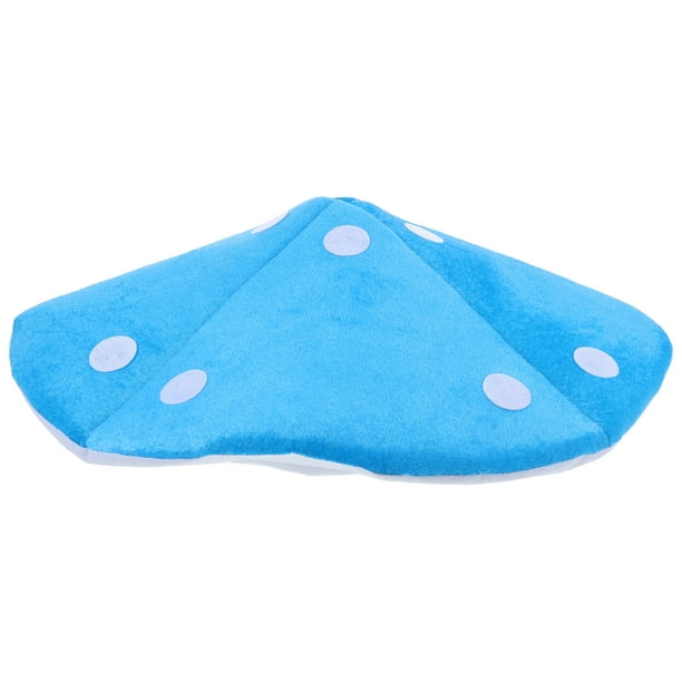 Divertido sombrero de hongo para adultos y niños, gorro de hongo grande de peluche, tocado extragrande para Halloween, cosplay, festivales y fiestas.