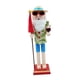 thumbnail image 3 of Figura de Papá Noel de madera de 15 pulgadas, marioneta de Cascanueces, juguete, adorno de mesa portátil para mesas, estantes, encimeras, decoración Estilo B, 3 of 10