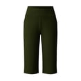 thumbnail image 6 of REDARER Womens High Waist Crossover Yoga Biker Shorts with Side Pockets for Workout,M, 6 of 6