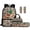 Brown Camo Hunting Duck, variant on Jeiento Strawberry Kids Backpack Set 5 Pcs 17 Inch Lightweight School Bag for Girls with Lunch Bag, Pencil Case and Bookmarks Cute Backpack for 9-12 Years Old