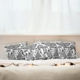 thumbnail image 3 of Ambesonne Ethnic Throw Pillow Cover 4 Pack, Tribal, 16", Black and White, 3 of 6