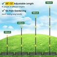 thumbnail image 5 of OLIYNEDY Lawn Leveling Rake, 30"x 10" Foldable Heavy Duty Leveler lawn Tool,1" Diameter Adjustable Long Handle Leveling Rake, 60", 5 of 7