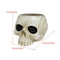 thumbnail image 5 of ZPAQI Resin Planter Resin Decorations Head Flowers Succulents Pots, 5 of 21