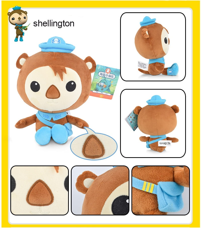 19cm Original Octonauts Plush Toys Barnacles Peso Kwazii Tweak Animal