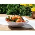 Posh Setting Square Plastic Serving Bowls, Large White Plastic Serving ...
