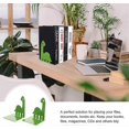 thumbnail image 5 of 1 Pair Metal Bookends Dinosaur Shape Decorative Bookends Metal Anti-Slip Office Bookshelf Racks, 5 of 5
