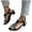 Black, variant on Fnooota Womens Heeled Sandals, Party Open Toe Ankle Strap Non-slip Summer Shoes White Size 7