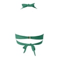 thumbnail image 3 of Women Underwire Bikini Top - Push Up Swimsuit Top Bra Padded Bathing Suit 2026 Twist Front Swimwear Dark Green XL, 3 of 4