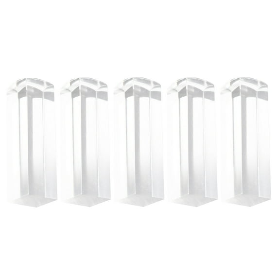 MRLESS 5pcs Acrylic Stamp Blocks and Transparent Stamp Set for Crafting, Scrapbooking, Card Making, and Stamping Projects