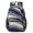 Blue and Gold Marble Pattern, variant on Blue and Gold Marble Pattern 17" Waterproof Oxford School Backpacks for Teens, S-Shape Padded Straps, for School, Travel, Hiking, Camping