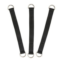 CIMAXIC Hanging Belts Black 3Pcs For Fitness Enthusiasts 1X9.8In
