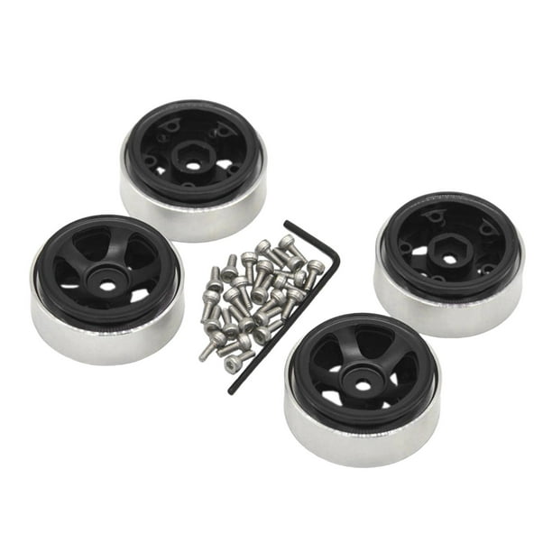 Wheel Hub Rim 1:18 Scale Star Wheels Counterweight Durable Metal for RC Vehicle Parts Accessories Spare Parts Black - Walmart.com