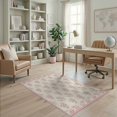 thumbnail image 2 of ODIKA Pink Ditsy Scatter Vintage Charm Shack Dainty Rosebud Clusters Pet Friendly & Kids Safe Play for Playroom, Bedroom, Reading Nook, 2 of 7