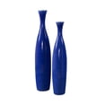 thumbnail image 2 of Tyler Dillon Cobalt Blue Glaze Ceramic Vases - Set of 2, 2 of 7