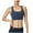 Blue, variant on High Impact Sports Bras for Women Back Cross Strap Wirefree Bralettes Plus Size Longline Yoga Athletic Bras