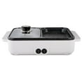 thumbnail image 1 of Electric Grill Pan 2 Speed Household Multifunctional Small 2L Hot Pot Barbecue One Pot 1200W High Power Dormitory Mini Barbecue Machine, 1 of 7