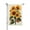 Color 1, variant on AMHNF Sunflower and Butterfly Linen Garden Flag 12x18 inch for Spring Summer Home Outdoor Garden Decoration