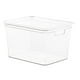 thumbnail image 3 of Transparent Plastic Storage Box with Lid for Office Desk Organizer Sufficient Space Stackable, 3 of 3