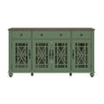 thumbnail image 3 of FESTIVO 63" Vintage Style Kitchen Buffet Sideboard Cabinet w/ Drawers - Green, 3 of 6