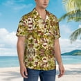 thumbnail image 5 of Vineyard Collection Wine Hawaiian Shirts For Men, Summer Short-Sleeve Relaxed-Fit Button-Down Shirts 3x-Large, 5 of 9