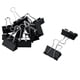 thumbnail image 1 of One Dozen 40mm Width Black Metal Office Binder Clips Clamps, 1 of 4