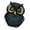 Blue, variant on 7829 Resin Owl Figurine Home Office Decors Desktop Bookshelf Ornament Collectors Gift