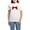 With Blue Strpe Pant, variant on CafePress - Red Bow Pajamas - Women's Short Sleeve Print T-Shirt and Pants Light Cotton Pajama Set