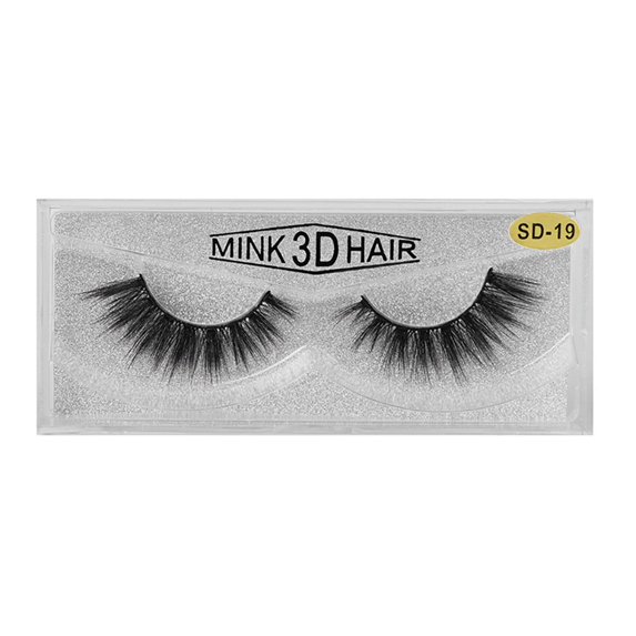 ZIYIMEI 3D Faux Mink Lashes Handmade Multi-Layer Eyelashes, 1 Pair