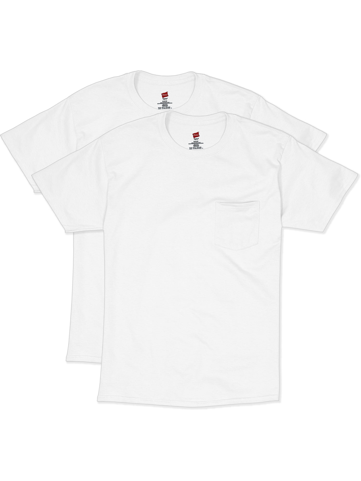 Hanes Men's Essentials Short Sleeve T-Shirt Value Pack - 6-Pack, 100% Cotton, Crewneck 1 thumbnail image