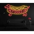 thumbnail image 2 of Sausage Dog Club Neon Sign, Hotdog Wall Decor Neon Sign, 2 of 4