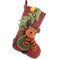 thumbnail image 1 of Calcetín navideño, calcetín navideño grande para colgar, diseño de Papá Noel, renos y muñecos de nieve, 1 of 5