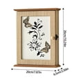 thumbnail image 5 of lanema Entryway Key Storage Box Wall Mounted Wood Dustproof Hook Organizers, 5 of 10