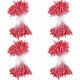 thumbnail image 1 of 1600 estambres de flores de doble cabeza hechos a mano, con pistilo, flores artificiales carmesí perladas de 2 mm., 1 of 9