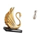 thumbnail image 5 of Elegante figura de cisne para amantes, escultura de arte moderno, estatua decorativa de mesa para sala de estar, armario, estantería, regalo de aniver, 5 of 8