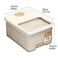 thumbnail image 2 of BKER Food Storage Container ，Kitchen Food Storage，For Dog Cat And Other Pet Food Storage With Measuring Cup Storage Bucket For Dog Food, 2 of 5