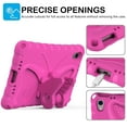 thumbnail image 3 of Dteck Kids Case for iPad mini A17 Pro 2024,iPad mini 6th Generation 8.3-inch 2021,Cute Butterfly EVA Case Kickstand Lightweight Cover with Shoulder Strap for iPad mini 7/mini 6,Rose, 3 of 7