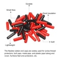 thumbnail image 4 of Unique Bargains 50pcs Rubber End Caps Cover Assortment 2.5mm Screw Thread Protector for Screw Bolt Black Red, 4 of 5