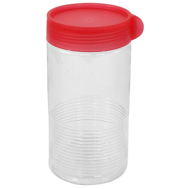 Unique Bargains Home Plastic Cylinder Shape Sealing Jar Food Storage