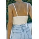 thumbnail image 1 of ABPHQTO Body de cuello en V con correa de espagueti de patchwork nude para mujer, 1 of 5