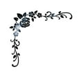 thumbnail image 1 of 3D Mirror Flower Removable Wall Sticker Art Acrylic Mural Decal Wall Home Decor, 1 of 7