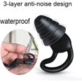 thumbnail image 3 of Ear Plugs For Sleeping,silicone Noise Canceling,soft Waterproof, Hearing Protection(black), 3 of 5