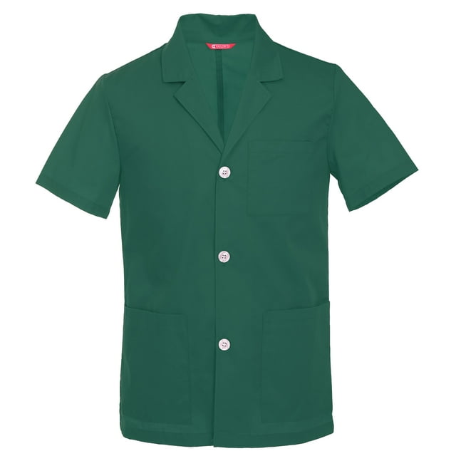 Men's 31 Inch Consultation Short Sleeve Lab Coat
