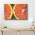 thumbnail image 3 of wall26 Canvas Print Wall Art Close Up Juicy Ruby Red Grapefruit Fruit Food Photography Realism Chic Scenic Colorful Multicolor Ultra for Living Room, Bedroom, Office - 24&quot;x36&quot;, 3 of 5