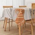 thumbnail image 3 of Nanqianyi Modern Geometric Tablecloth for Kitchen Dining,60x70 Oil-resistant Stain Proof Rectangular Table Cover, 3 of 6