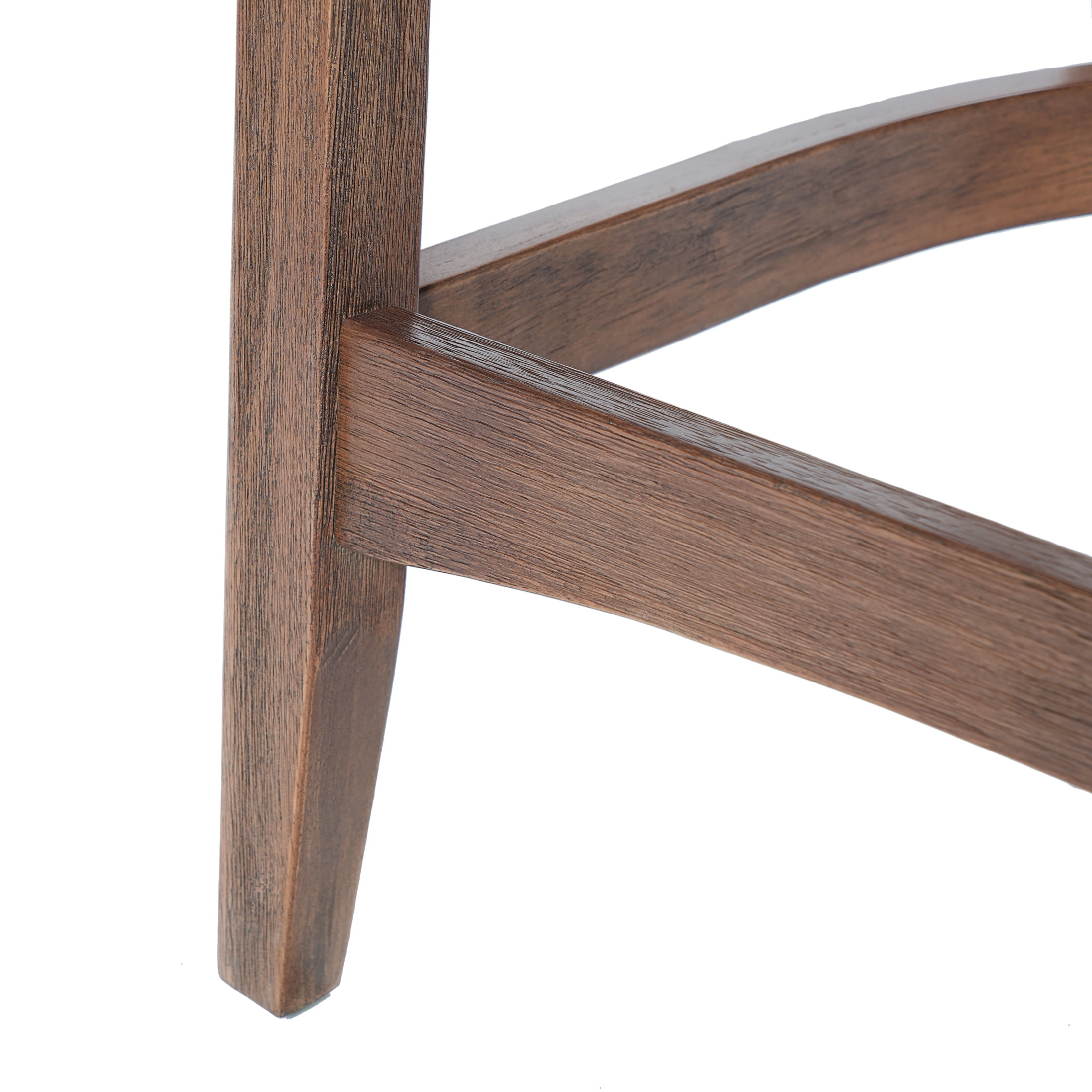 Christopher Knight Home 26" Seat Height Wooden Bar Stools, Upholstered Counter Stools for Kitchen Island, Walnut, Set of 2