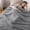 Grey, variant on Bamboo Cooling Waffle Blanket for Hot Sleepers, Lightweight Breathable Summer Comforter for Bed Sofa Couch Travel(Ginger,59" x 79")