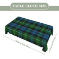 thumbnail image 2 of Tartan Rectangular Tablecloth 60"x120" with Lace Edge, Washable Durable Table Cover for Dining, Indoor Outdoor Home Restaurant Decor, 2 of 5