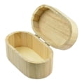 thumbnail image 3 of Abbracc 3-10pack Oval Shape Unfinished Plain Wooden Jewelry Gift Box Storage 3 Pcs, 3 of 8