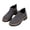 Gray, variant on RotHome Womens Flats Ankle Boots Fashion Pointed Toe Side Zipper Low Chunky Heels Platform Retro Leather Booties Comfort Non-Slip Slip On Shoes