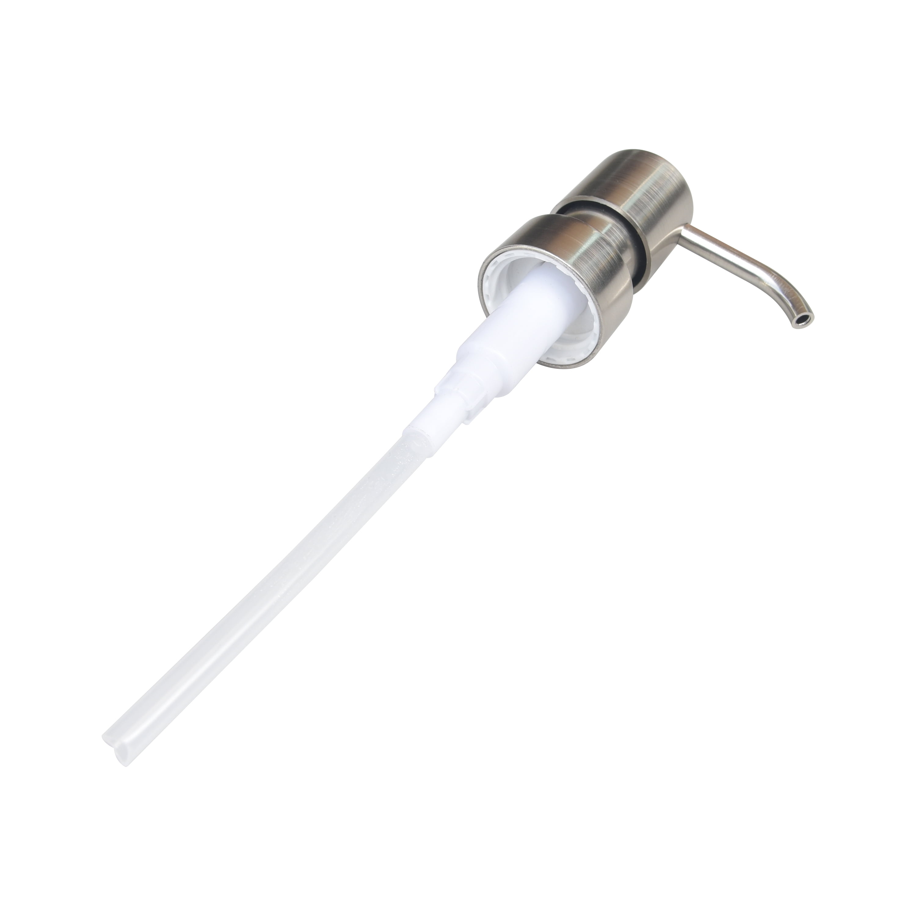 (3 pack) Better Homes & Gardens Plastic Replacement Pump Head, Brushed Nickel